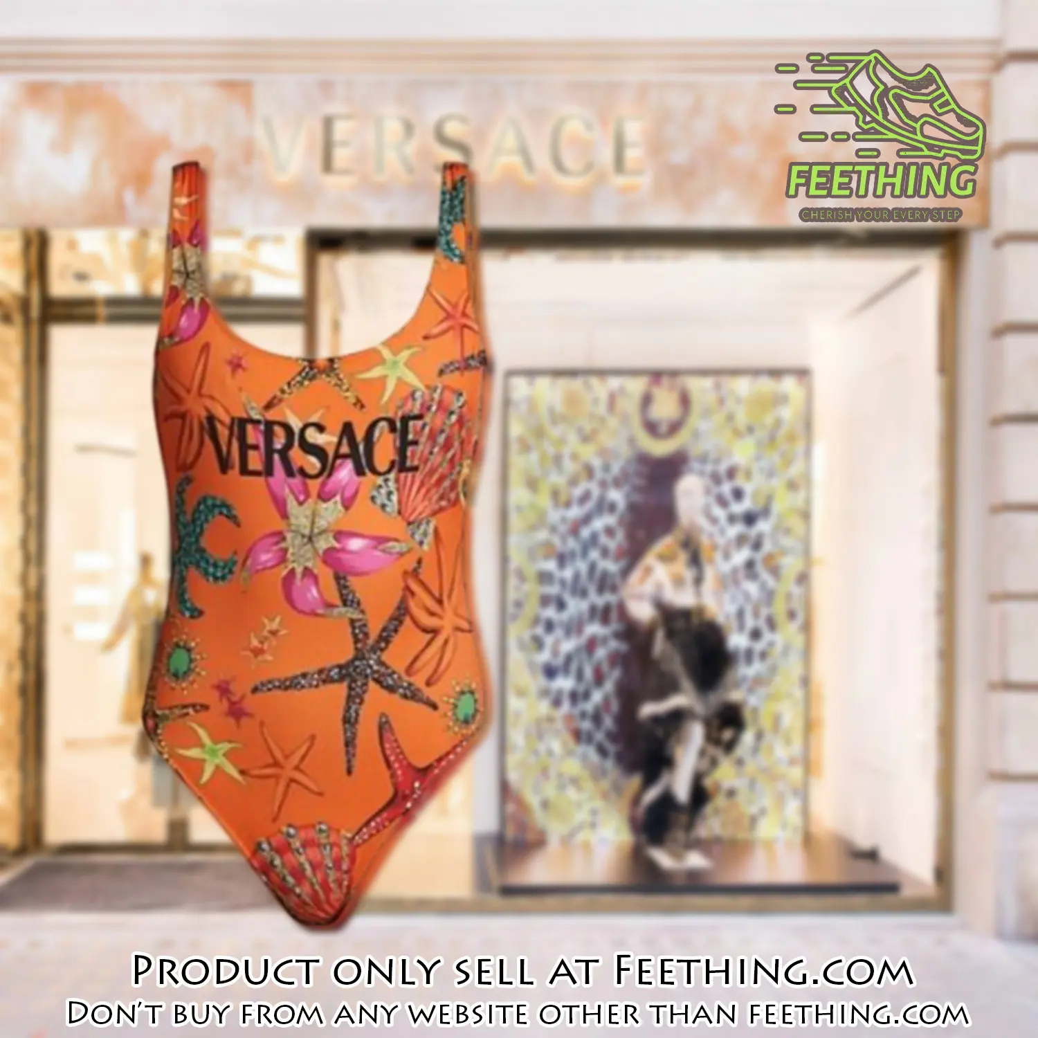 Versace swimwear beachwear one piece swimsuit osw1076 ft5859176